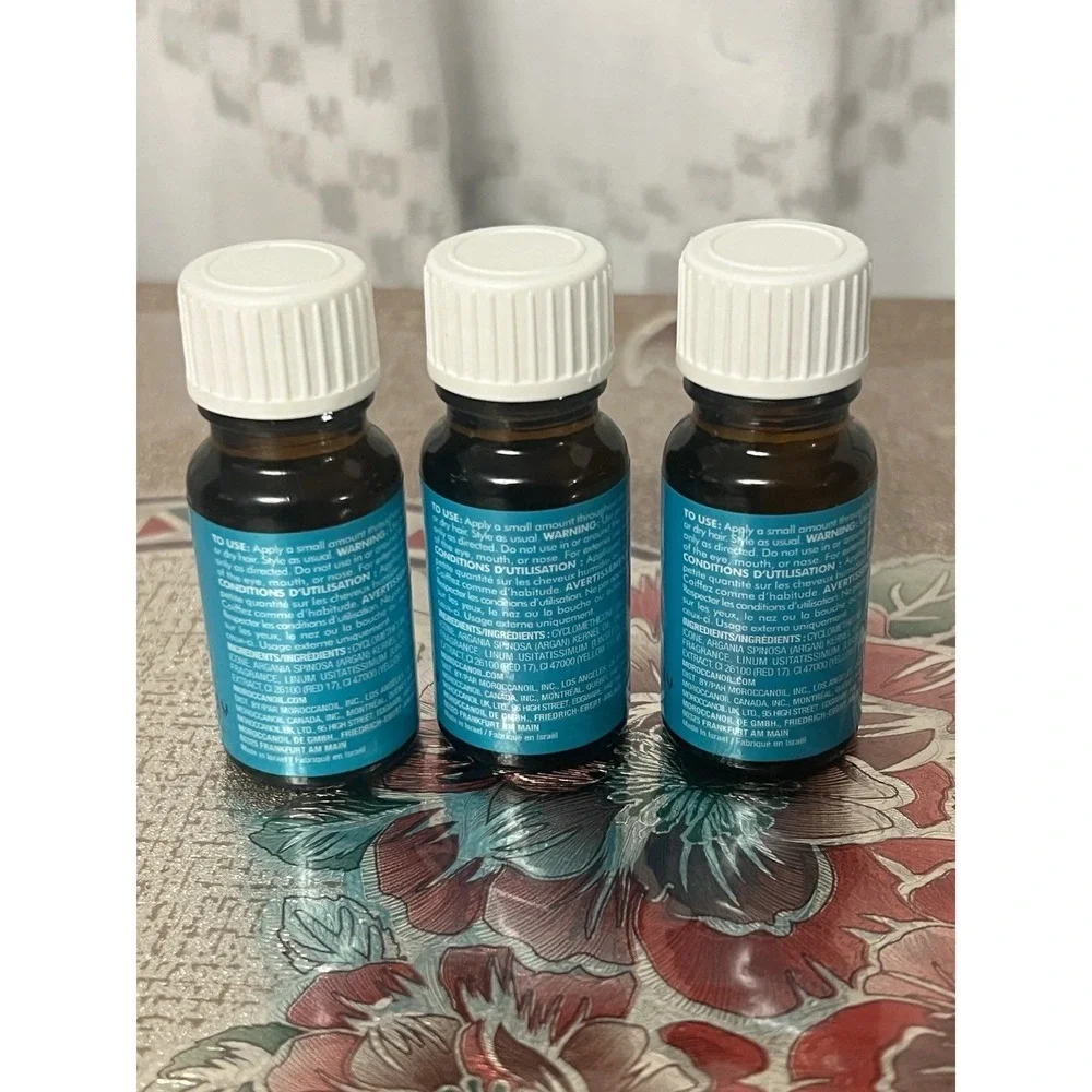 3 pk MOROCCANOIL TREATMENT light 0.34 FL OZ FOR ALL Hair New